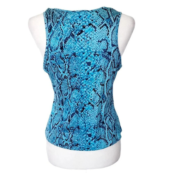 Equipment Top Size Large 100% Silk Snake Print Blouse - Picture 2 of 8